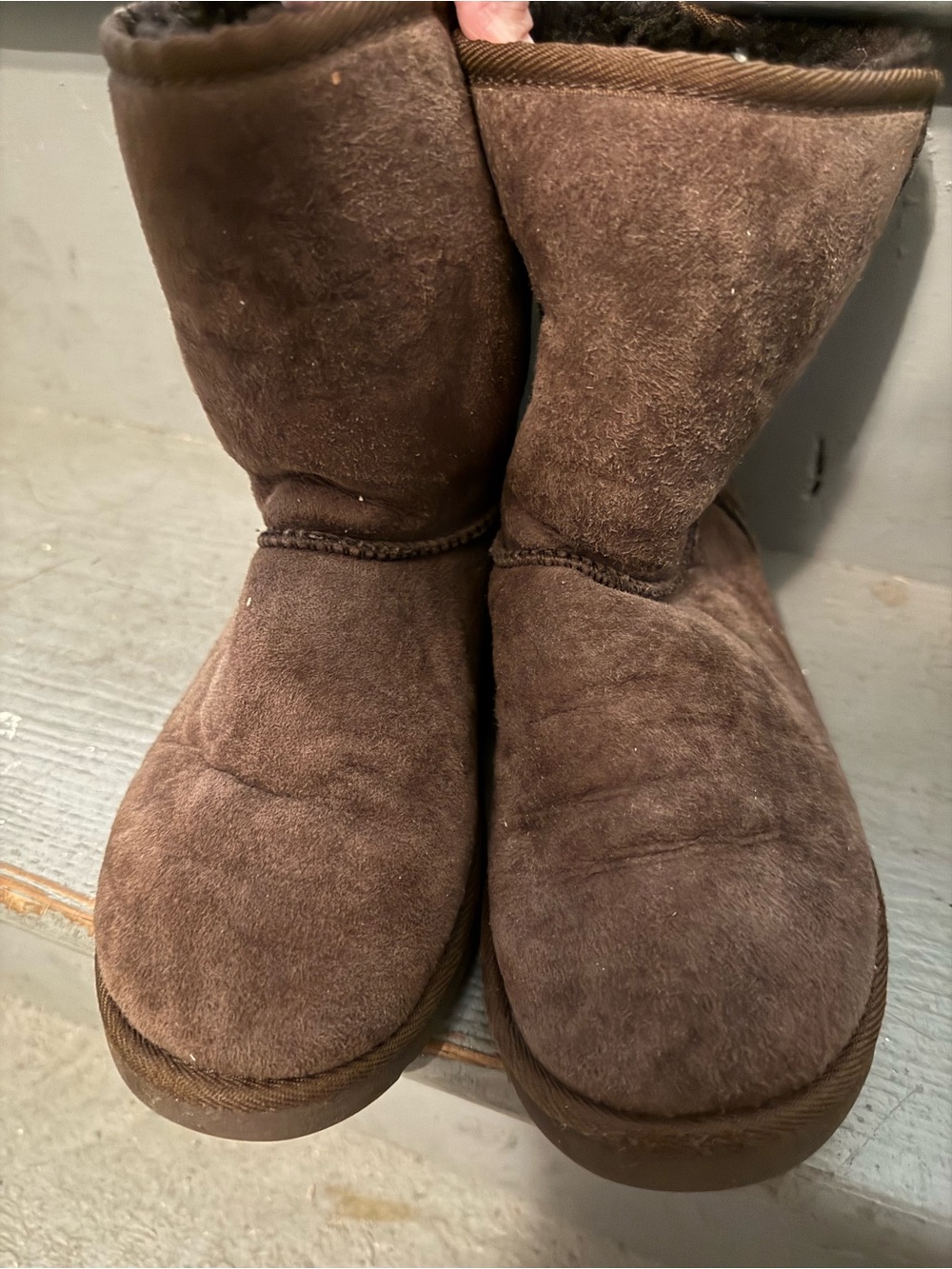 Ugg Women’s Cozy Brown Suede Winter Boots